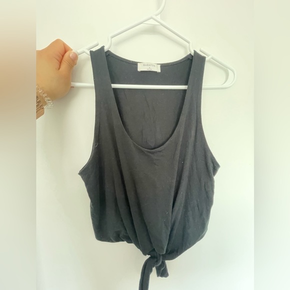 Aritzia cropped tie front tank - Picture 1 of 5